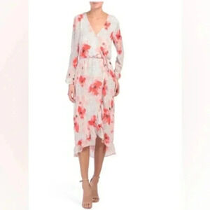 Floral romantic ruffle dress